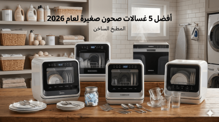 أفضل 5 غسالات صحون صغيرة (بدون تسليك) لعام 2026 🍽️✨ للمطابخ الضيقة!