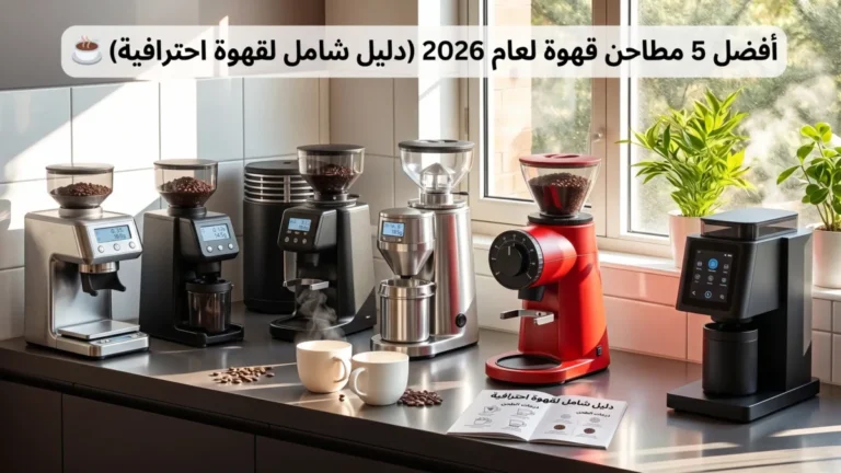 أفضل 5 مطاحن قهوة في السعودية لعام 2026 (دليل شامل لقهوة احترافية) ☕